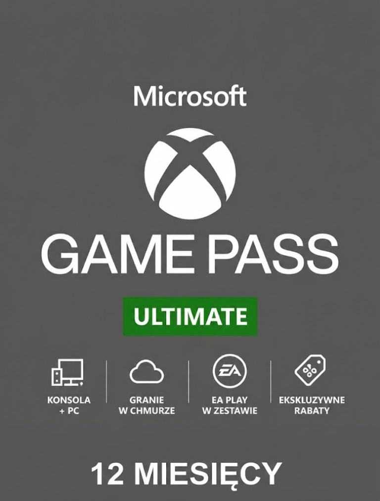 XBOX GAME PASS ULTIMATE 12 MIESIĘCY EA PLAY + LIVE GOLD + CORE