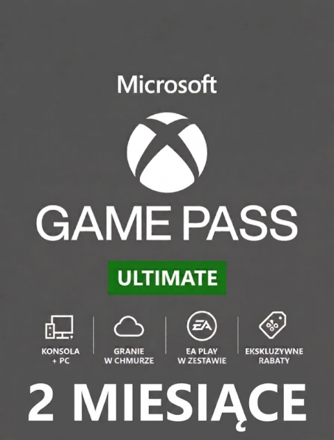 XBOX GAMEPASS ULTIMATE 60 DNI 2 MIESIĄCE + CORE+EA