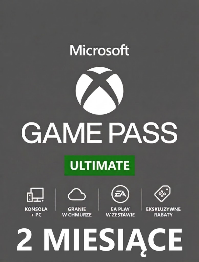 XBOX GAME PASS ULTIMATE 2 MIESĄCE 60 DNI EA PLAY + LIVE GOLD + CORE